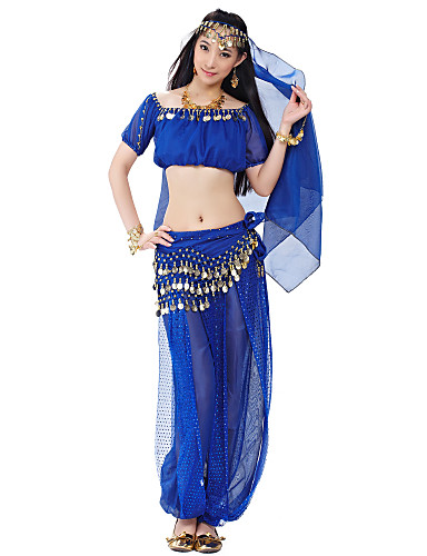 Dancewear Polyester Belly Dance Tops For Ladies